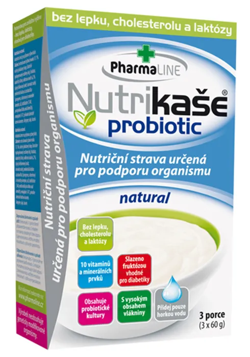 Mogador Nutrikaše probiotic natural 180 g (3x60g)